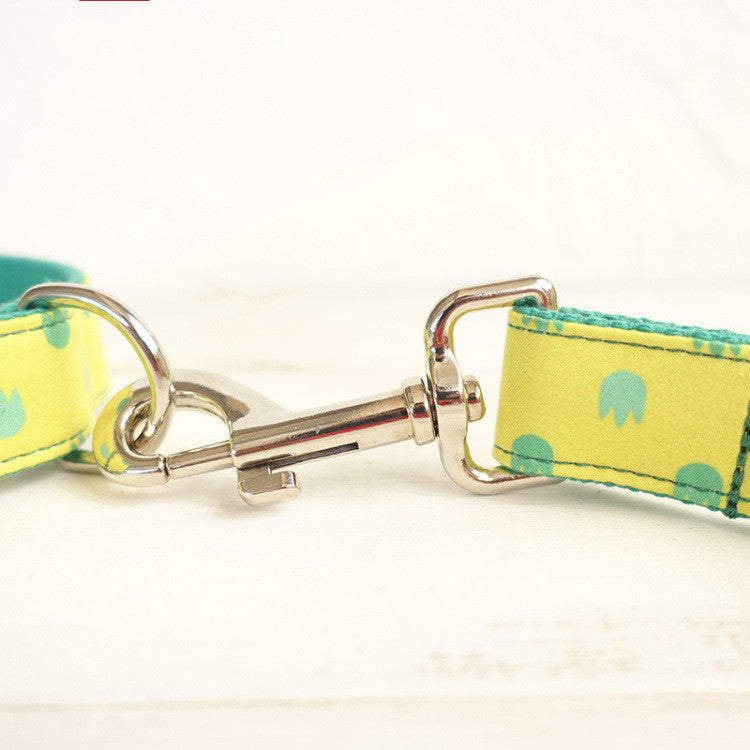 Halsband Leinen Set "Kiwi"