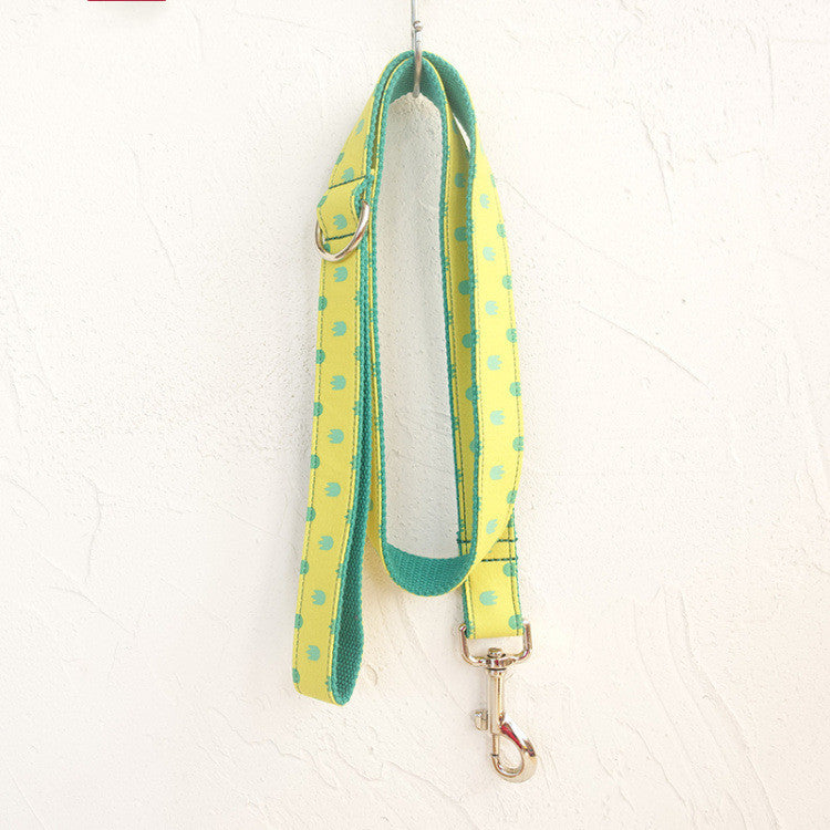Halsband Leinen Set "Kiwi"