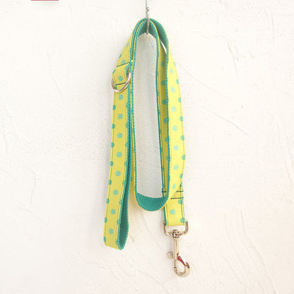 Halsband Leinen Set "Kiwi"