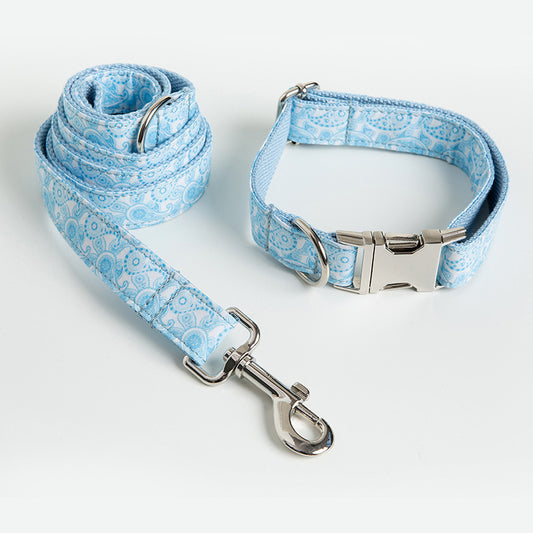 Halsband Leinen Set "Sky"