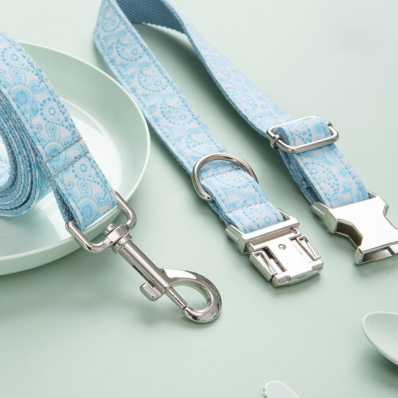 Halsband Leinen Set "Sky"